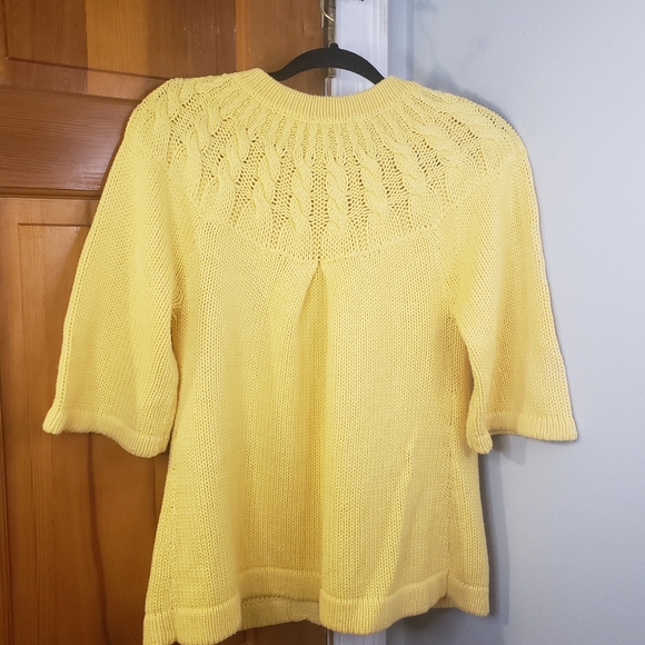 Jillian & Nicole Women's Cable Knit Three Snap Cardigan Sweater - Picture 5 of 8